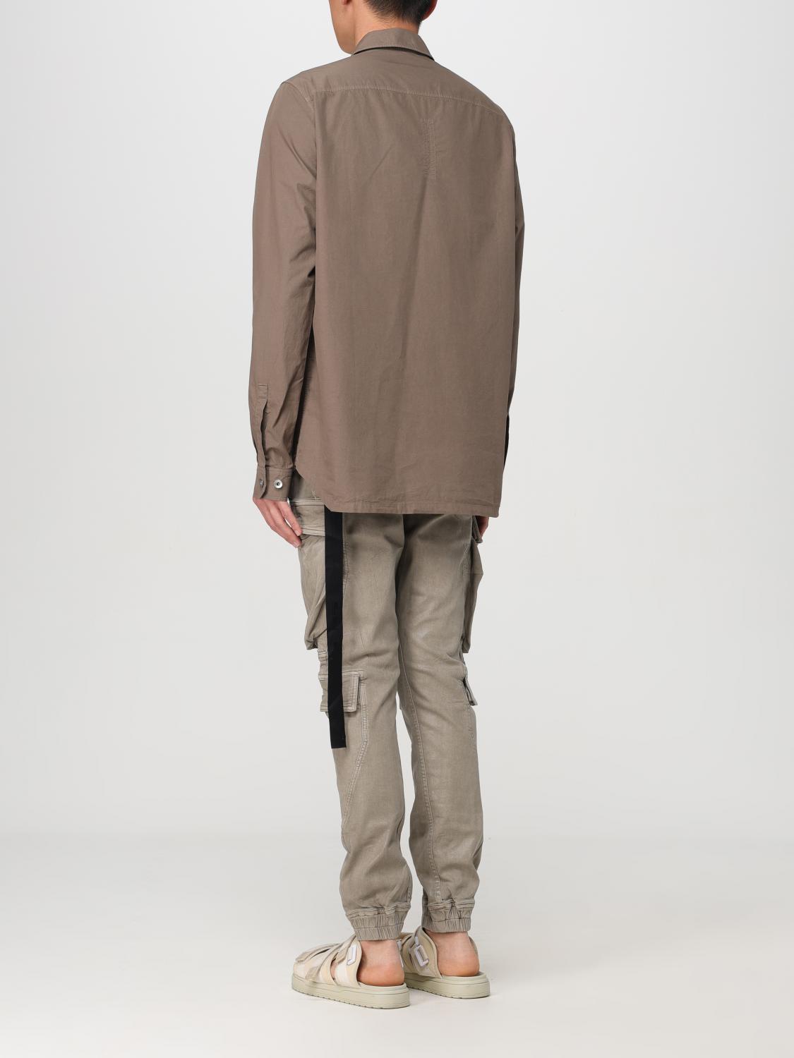 RICK OWENS DRKSHDW 셔츠: 셔츠 남성 Drkshdw, 더스트 - Img 3