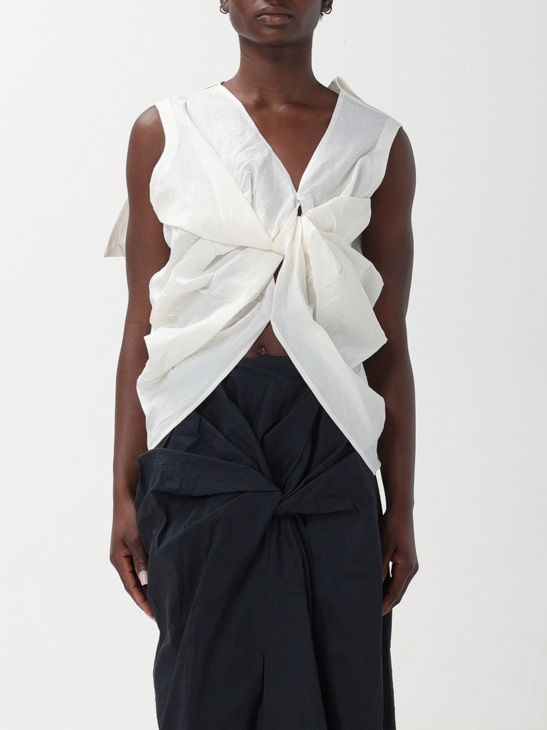 Issey Miyake シャツ レディース - ベージュ | IM46FJ584 | GIGLIO.COM
