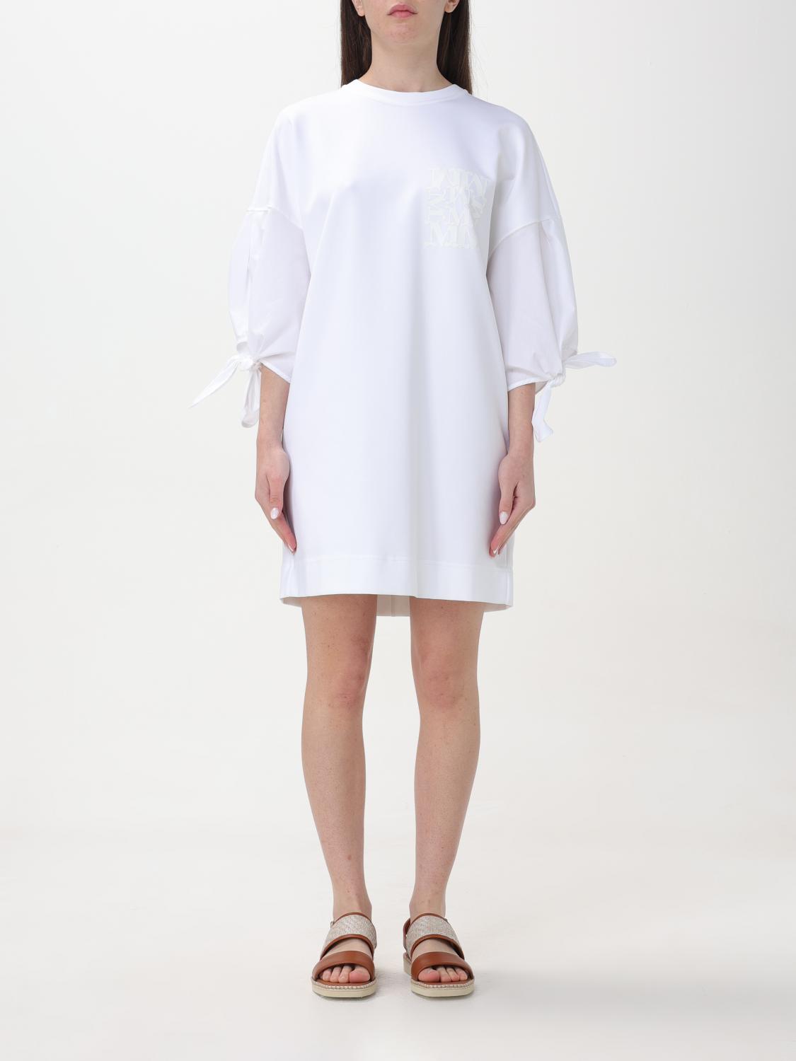 MAX MARA: Dress woman - White | Max Mara dress 2411621032600