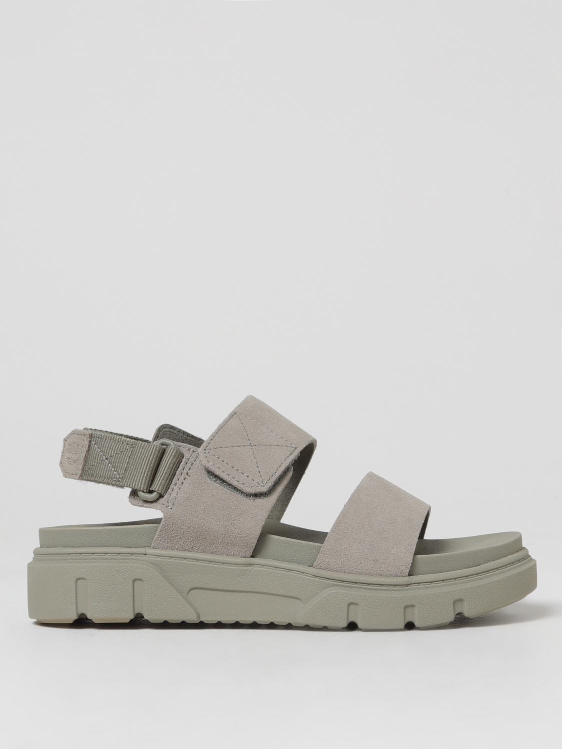 TIMBERLAND FLAT SANDAL: Flat sandals woman Timberland, Beige - Img 1