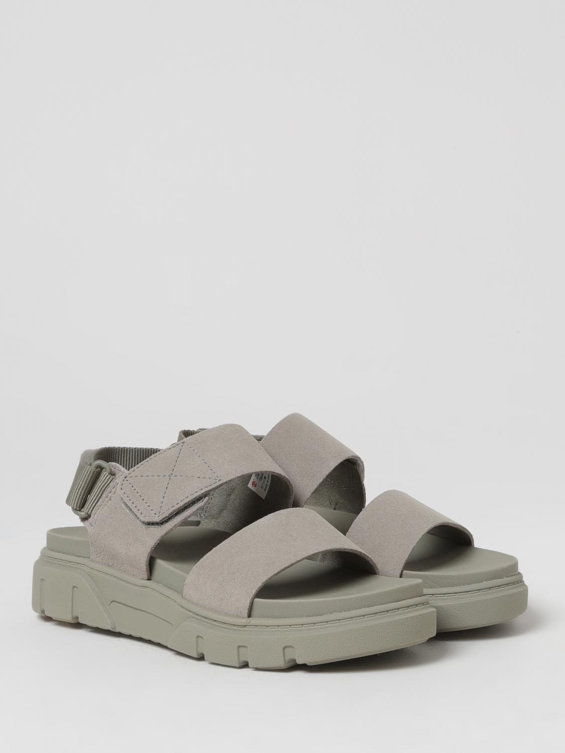 TIMBERLAND FLAT SANDAL: Flat sandals woman Timberland, Beige - Img 2