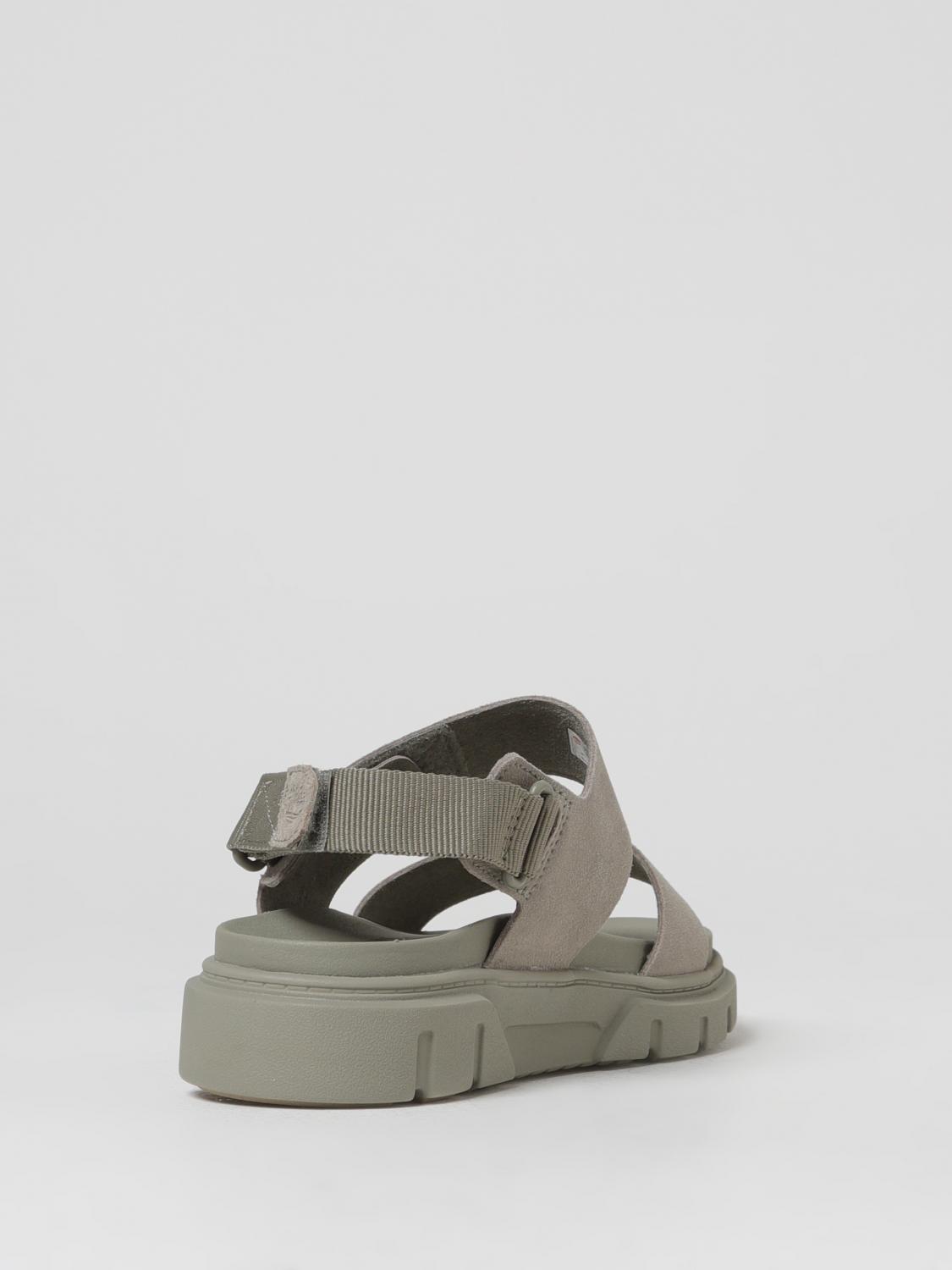 TIMBERLAND FLAT SANDAL: Flat sandals woman Timberland, Beige - Img 3