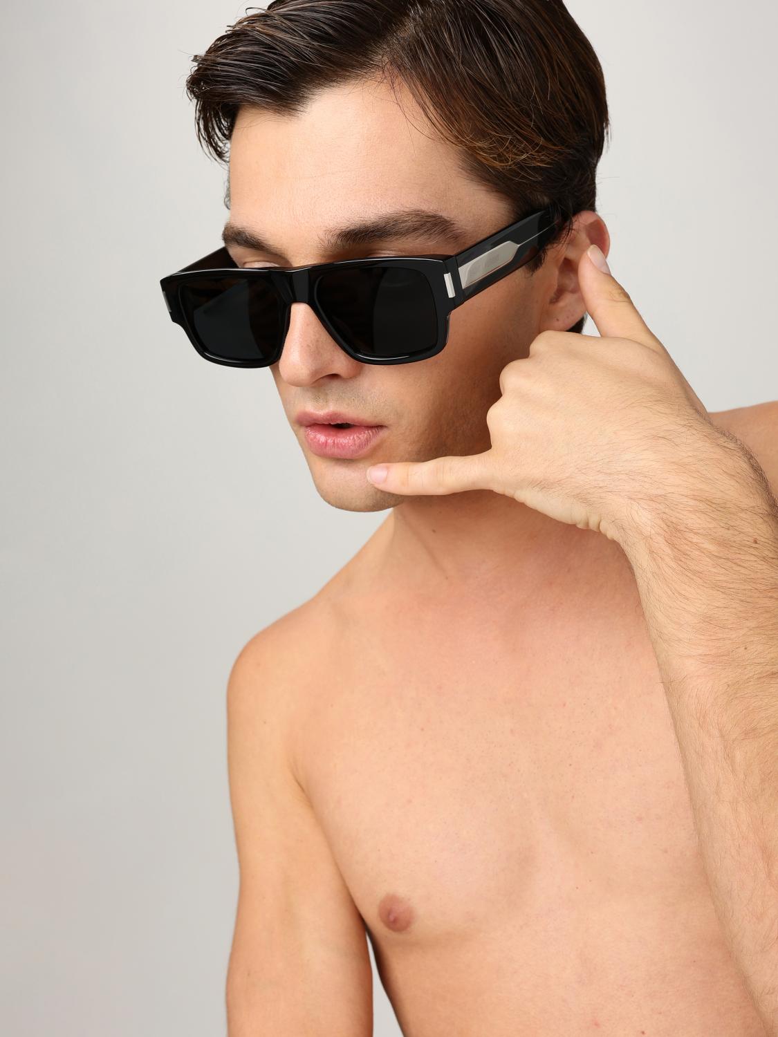 SAINT LAURENT SUNGLASSES: Sunglasses men Saint Laurent, Black - Img 2