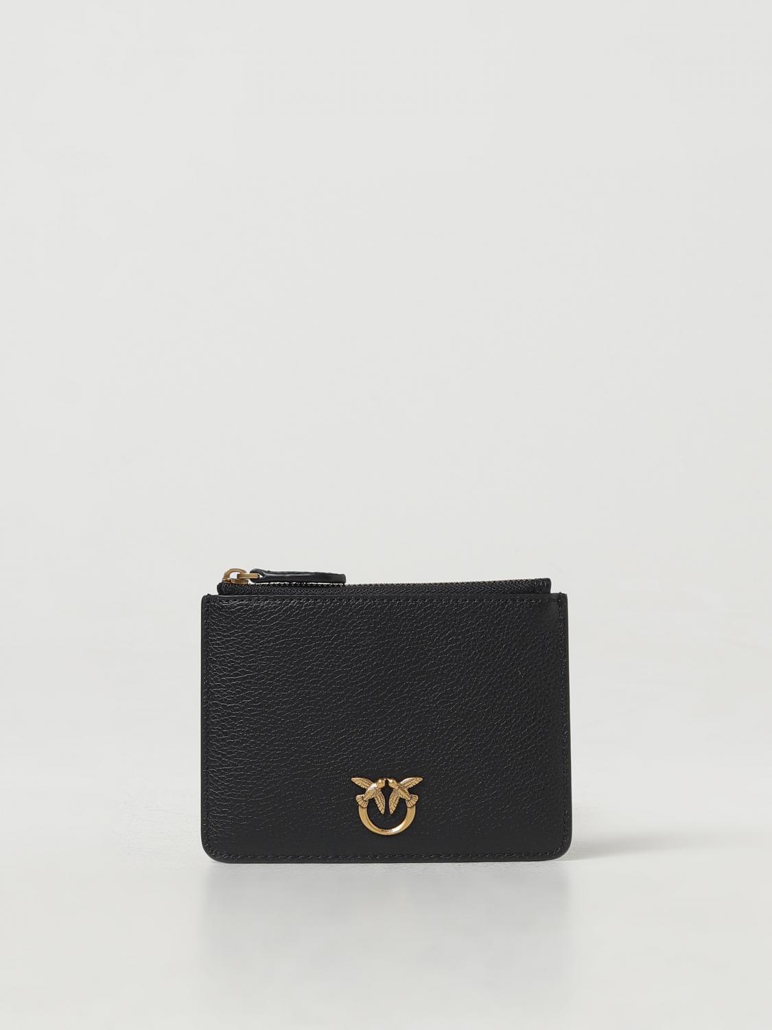 PINKO WALLET: Wallet woman Pinko, Black - Img 1