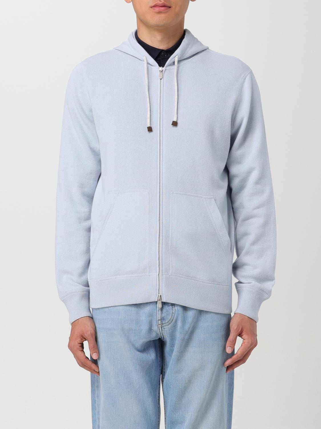 パーカー・フーディ BRUNELLO CUCINELLI Men Hoodies M2223246GCGN75 Beige Brunello Cucinelli zip-up Cashmere Hoodie | Neutrals | FARFETCH