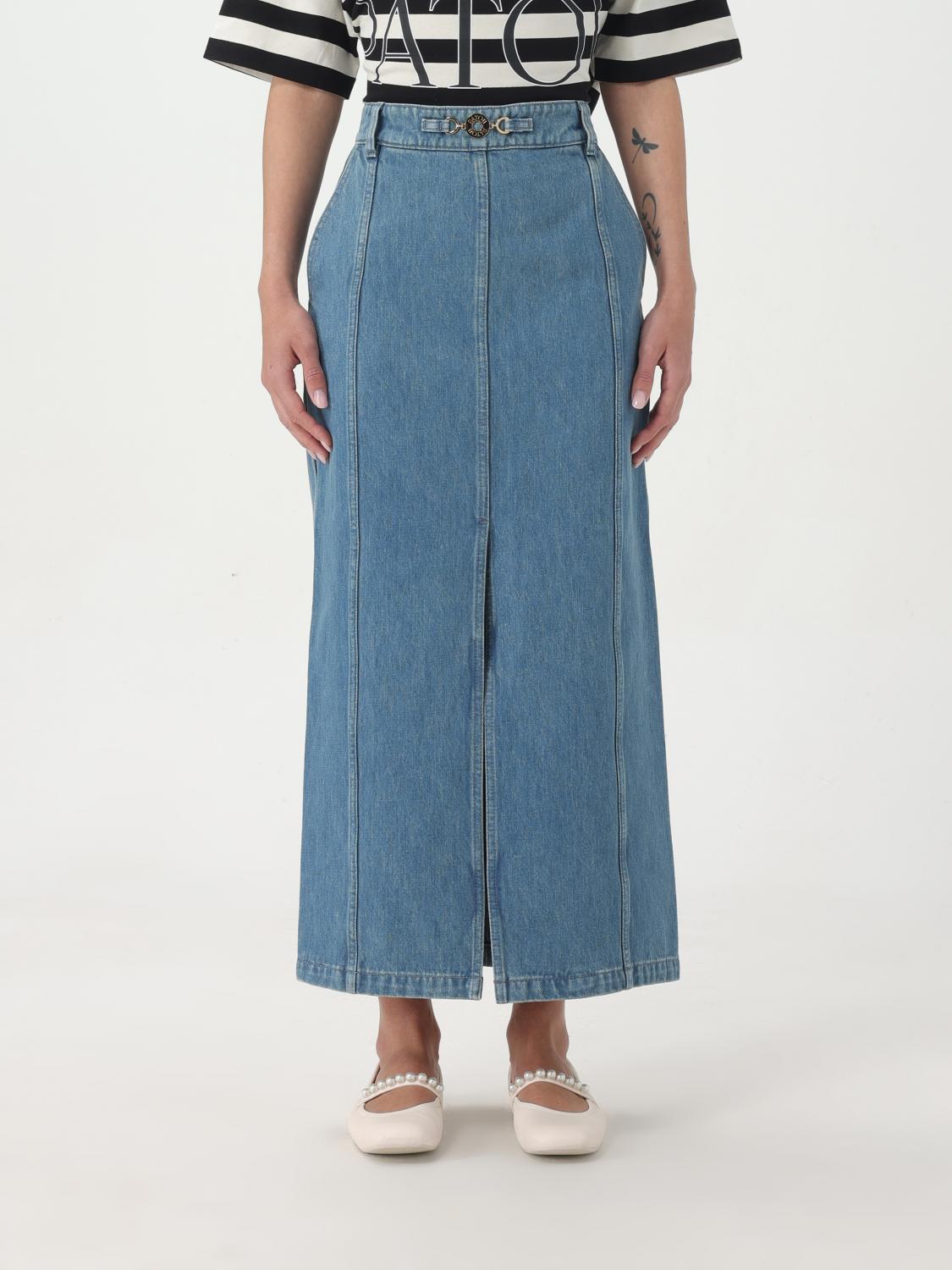 スカート PATOU Woman Skirt Blue SK0460134 630B SK0420008602D-10_grande.jpg?v=