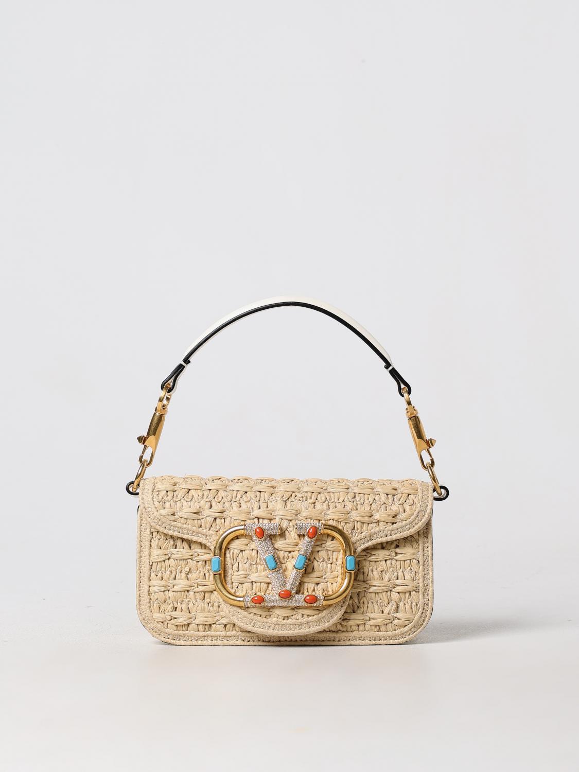VALENTINO GARAVANI: Shoulder bag woman - Beige | Valentino