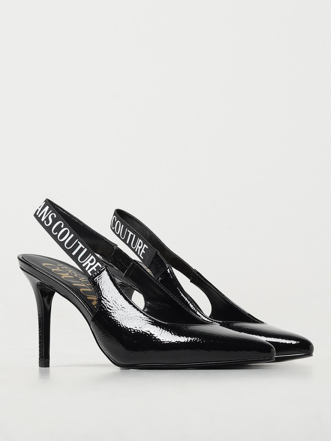 VERSACE JEANS COUTURE HIGH HEEL SHOES: High heel shoes woman Versace Jeans Couture, Black - Img 2