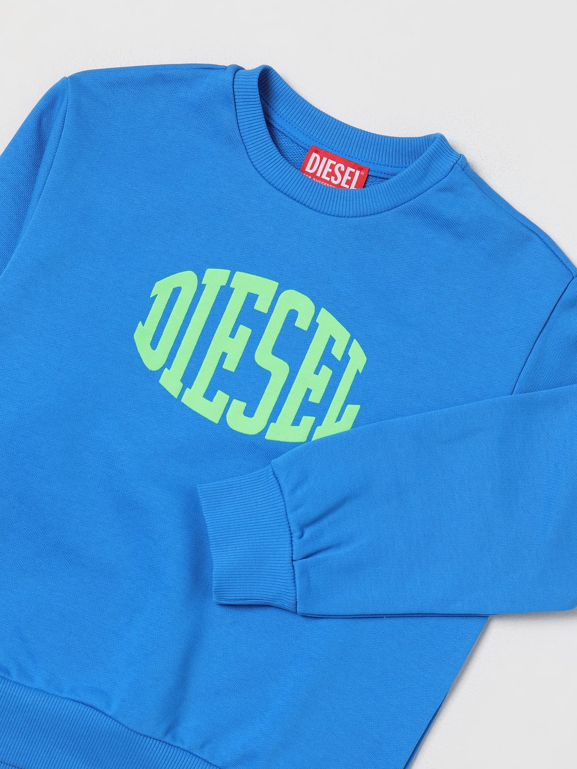 DIESEL PULL: Pull enfant Diesel, Bleu Azur - Img 3
