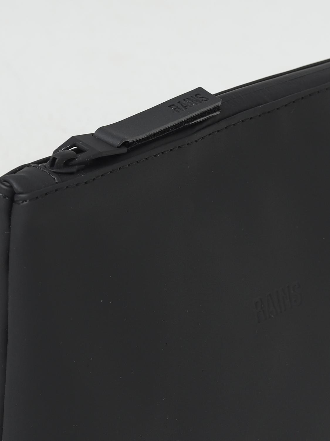 RAINS COSMETIC CASE: Cosmetic case men Rains, Black - Img 3