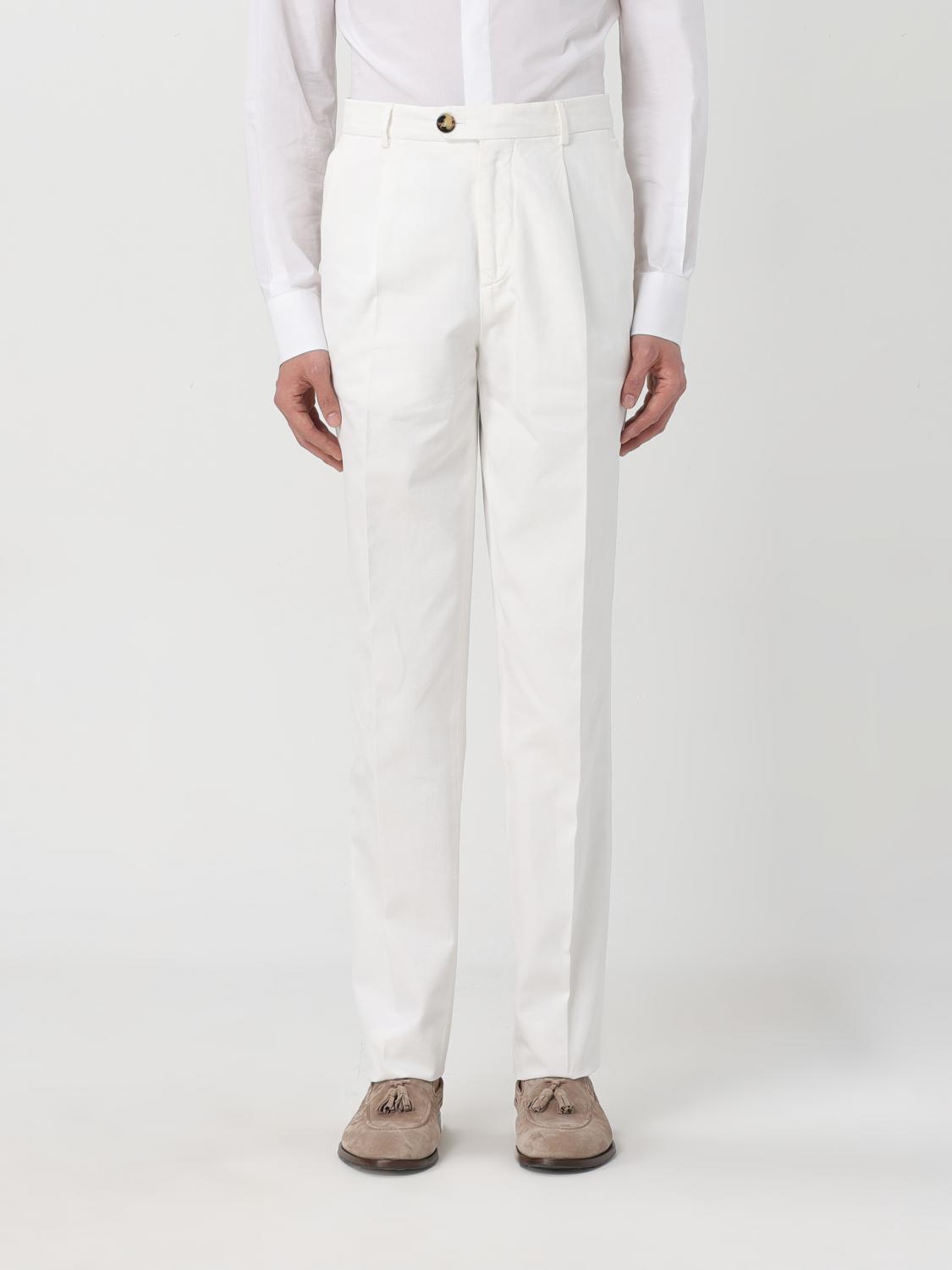 Brunello Cucinelli Pants men - White | M252DE1450 | GIGLIO.COM