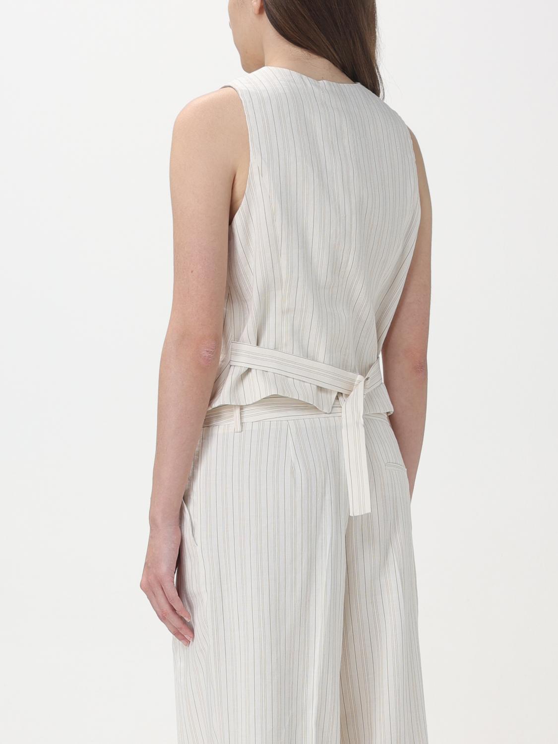 アウターその他 LIU JO Woman Waistcoat White CA4287T3790 N9037 Liu Jo Outlet: Waistcoat woman - White | Liu Jo waistcoat