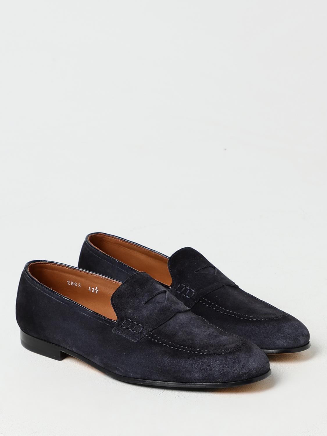 DOUCAL'S：ローファー メンズ - ブルー | GIGLIO.COMオンラインの