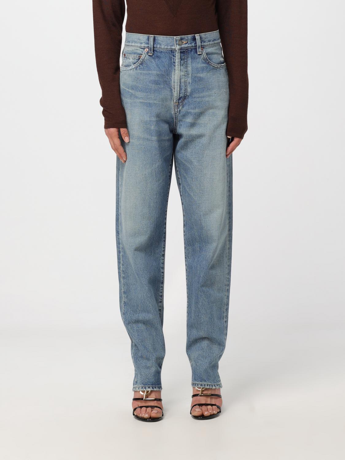 SAINT LAURENT JEANS: Jeans donna Saint Laurent, Denim - Img 1