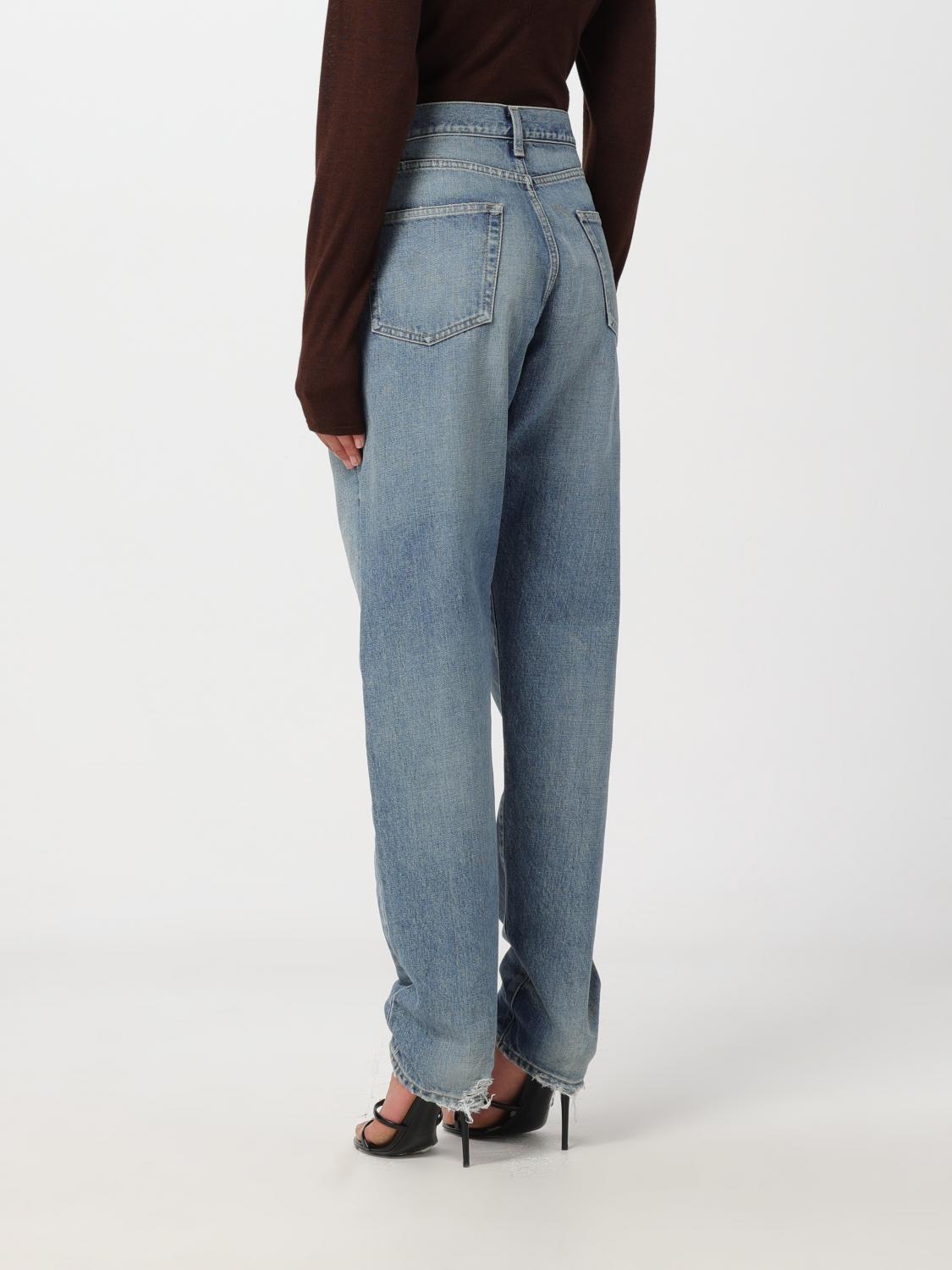 SAINT LAURENT JEANS: Jeans donna Saint Laurent, Denim - Img 3