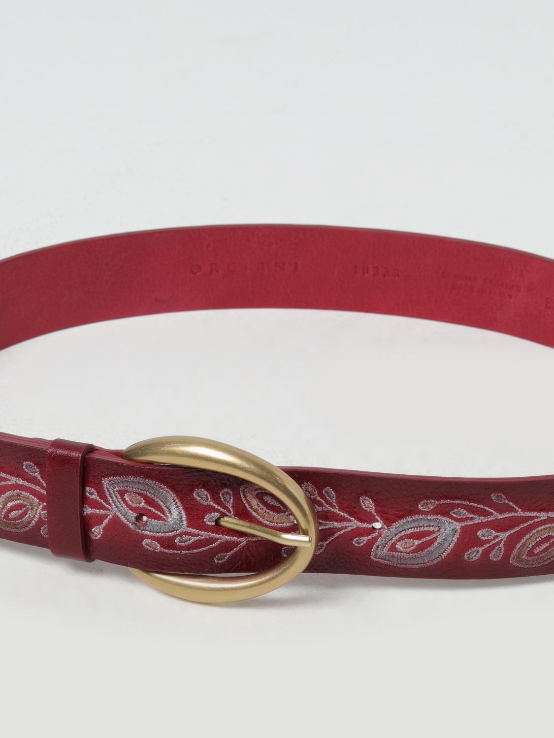 ベルト ORCIANI Woman Belt Red D10333NTL RUB Orciani Outlet: Belt woman - Red | Orciani belt D10333NTL