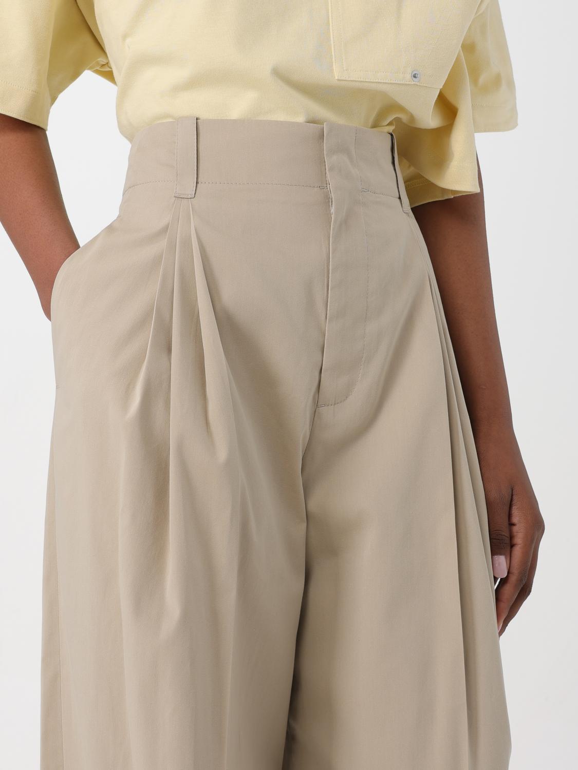 Bottega Veneta パンツ レディース - ベージュ | 771675V3YS0 | GIGLIO.COM