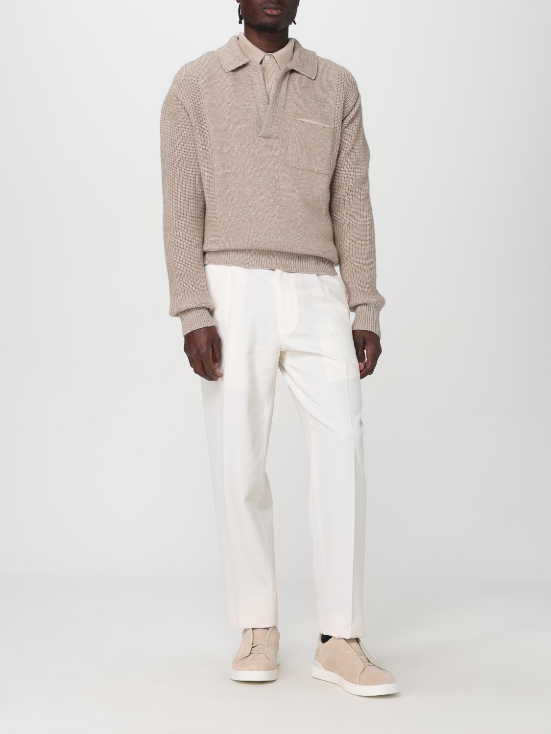 ZEGNA: Pants men - White | Zegna pants UDI04A7TP45N online at