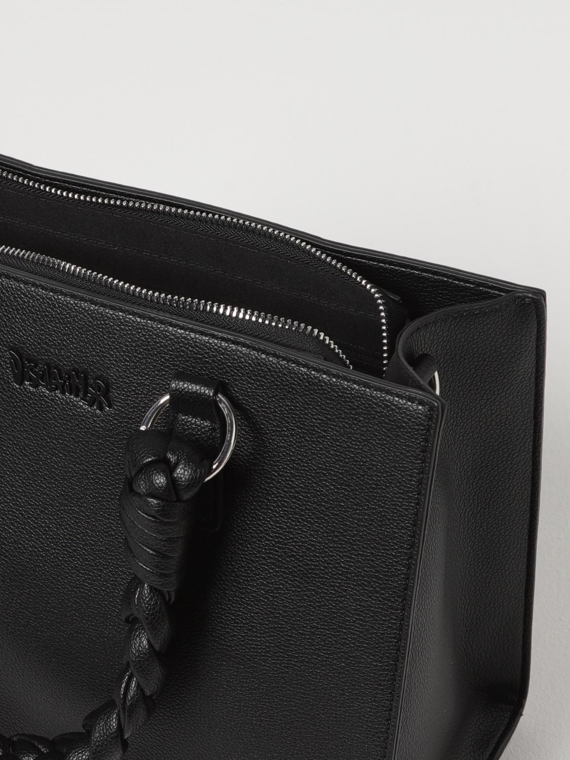 DISCLAIMER BORSA A MANO: Borsa Disclaimer in pelle sintetica , Nero - Img 3