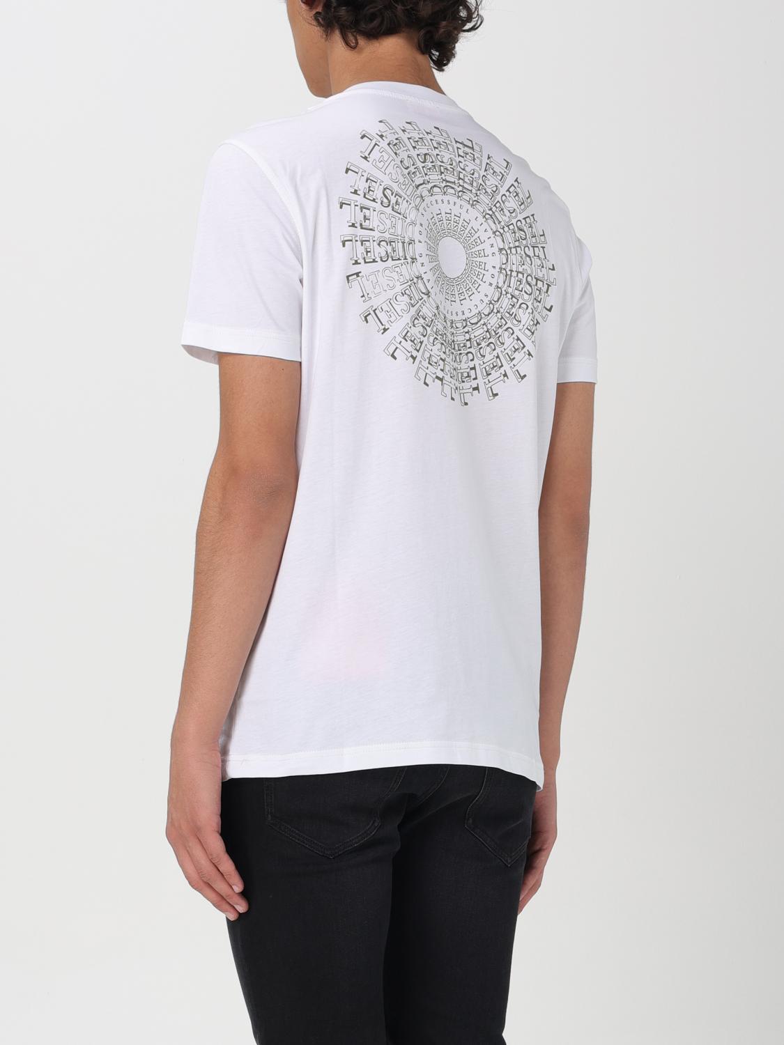 DIESEL T-SHIRT: T-shirt men Diesel, White - Img 2
