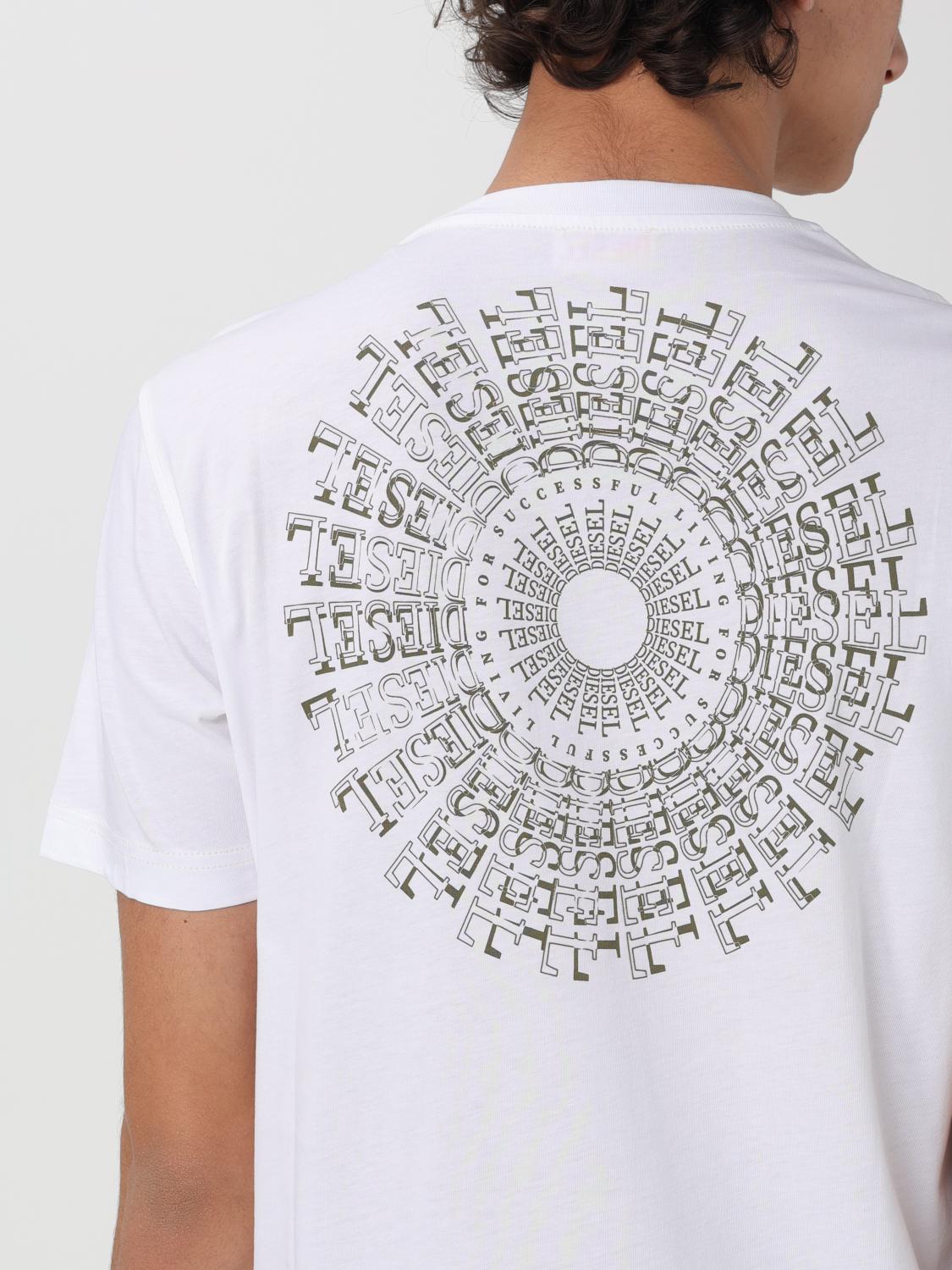 DIESEL T-SHIRT: T-shirt men Diesel, White - Img 3