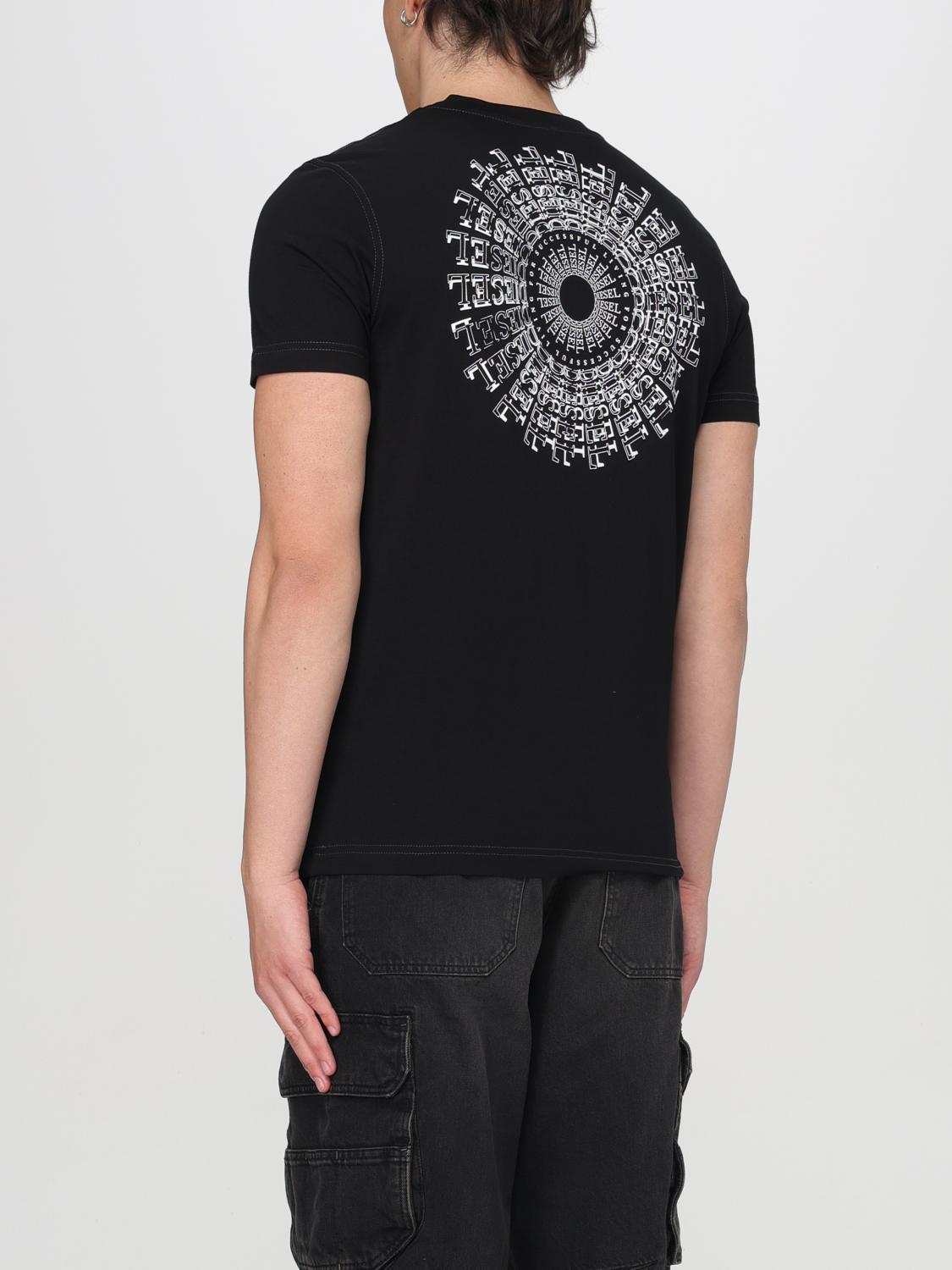DIESEL T-SHIRT: T-shirt men Diesel, Black - Img 3