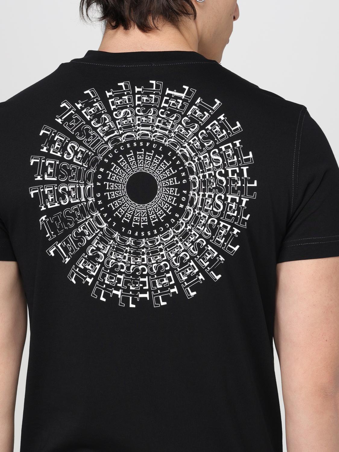 DIESEL T-SHIRT: T-shirt men Diesel, Black - Img 4