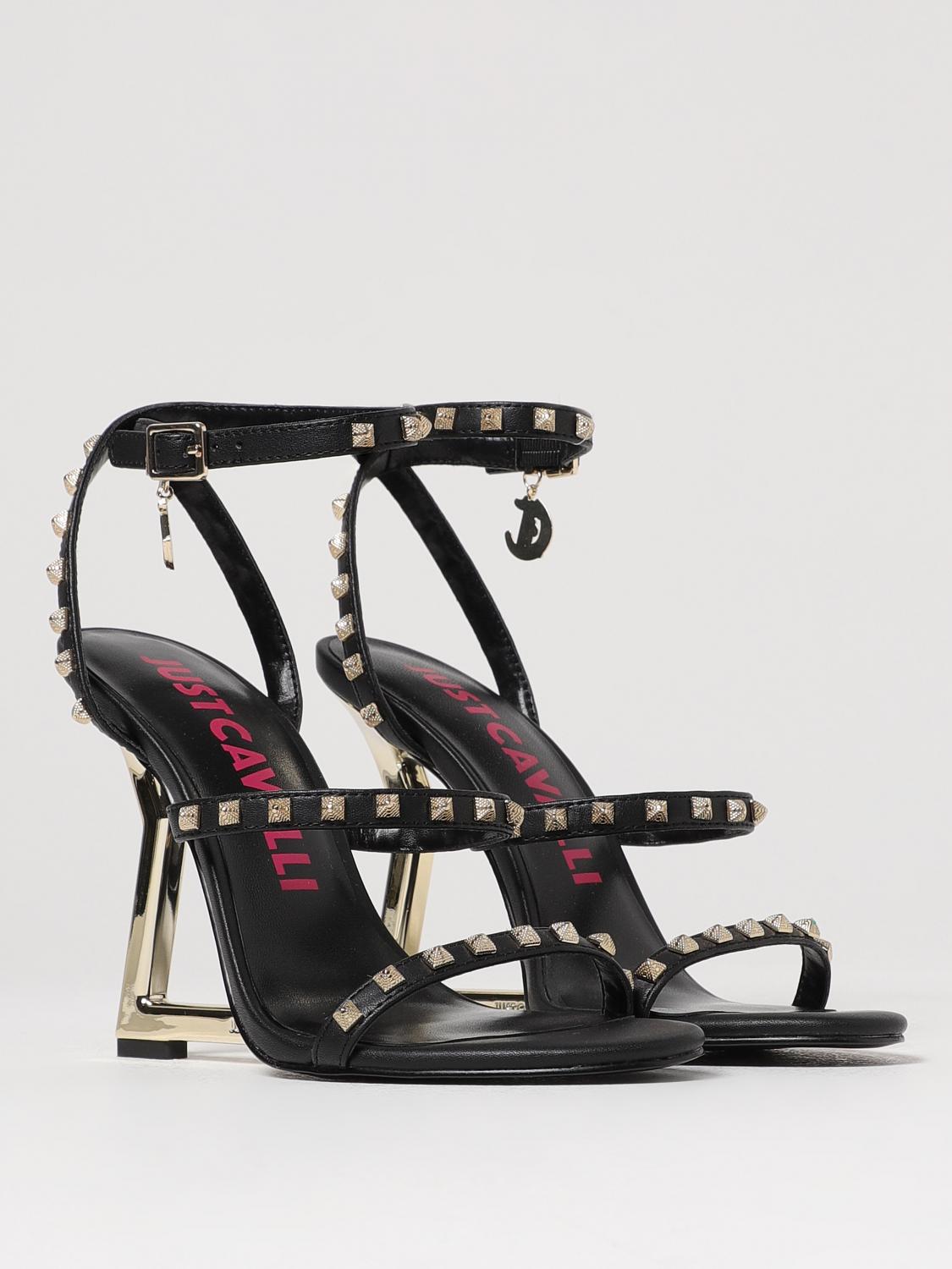 JUST CAVALLI HEELED SANDALS: Heeled sandals woman Just Cavalli, Black - Img 2