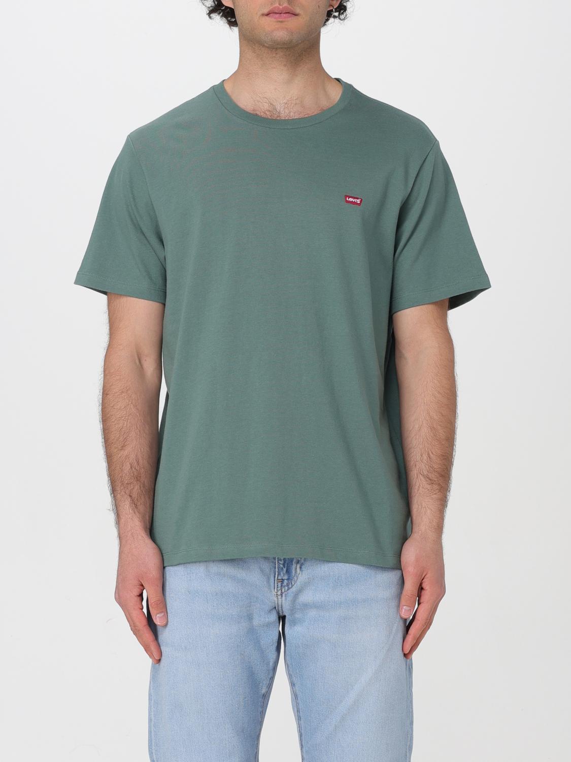 LEVI'S T-SHIRT: T-shirt men Levi's, Green - Img 1