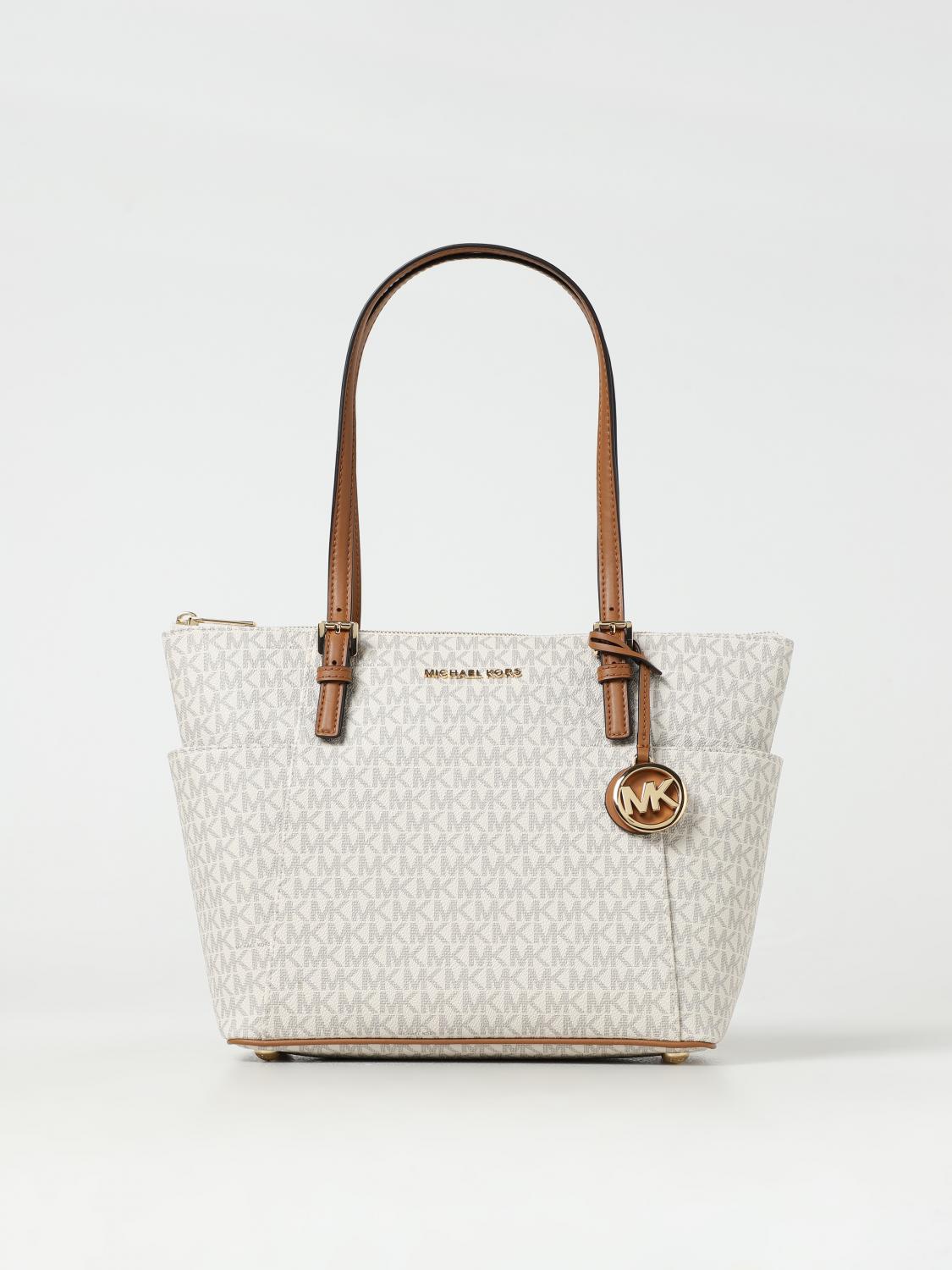 MICHAEL MICHAEL KORS Sac cabas femme Creme Sac Cabas Michael Michael Kors 30S0GTTT1B en ligne sur GIGLIO.COM