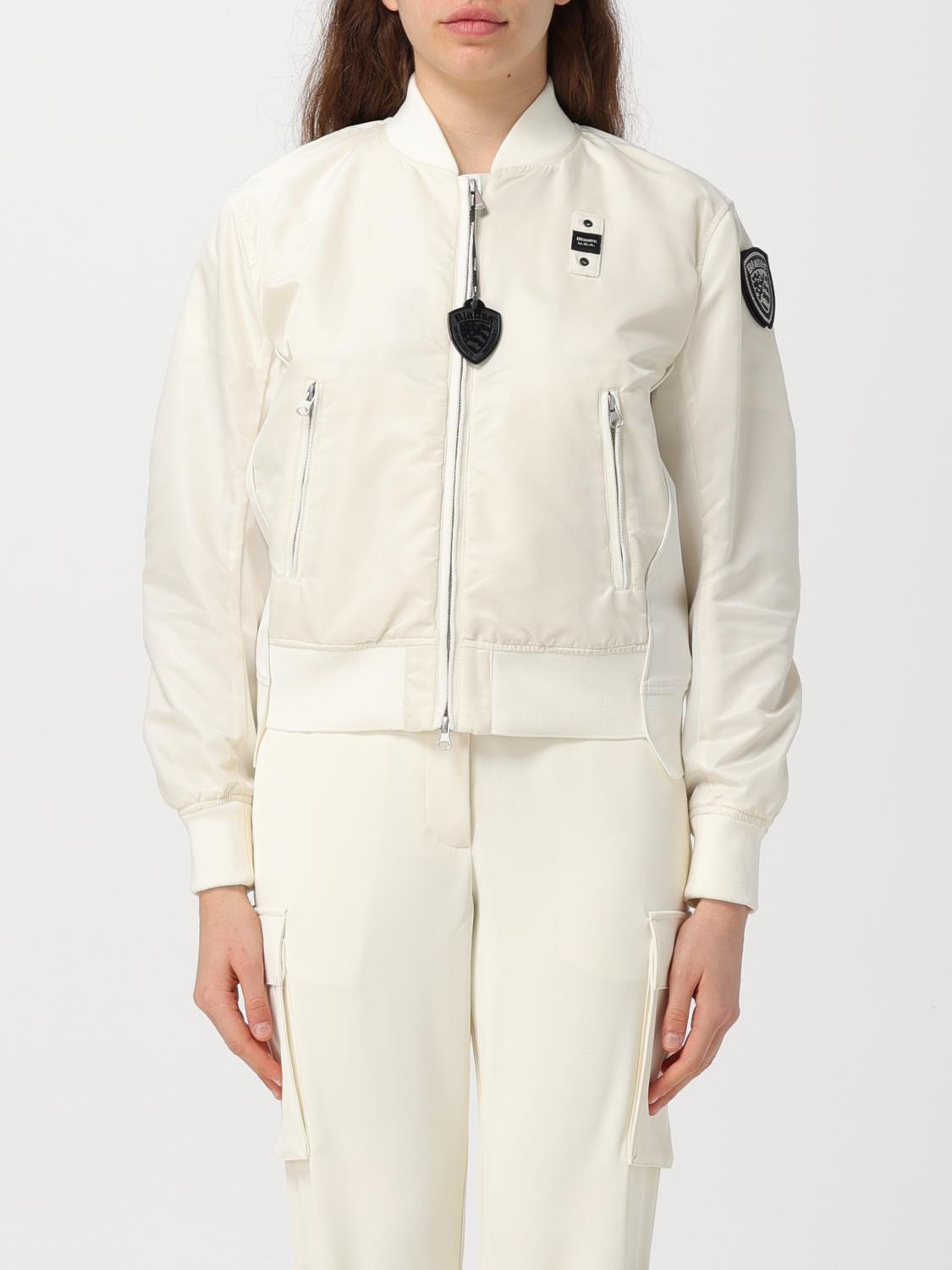 BLAUER JACKE: Jacke damen Blauer, Weiß - Img 1