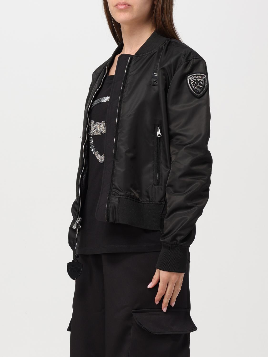 BLAUER JACKE: Jacke damen Blauer, Schwarz - Img 3