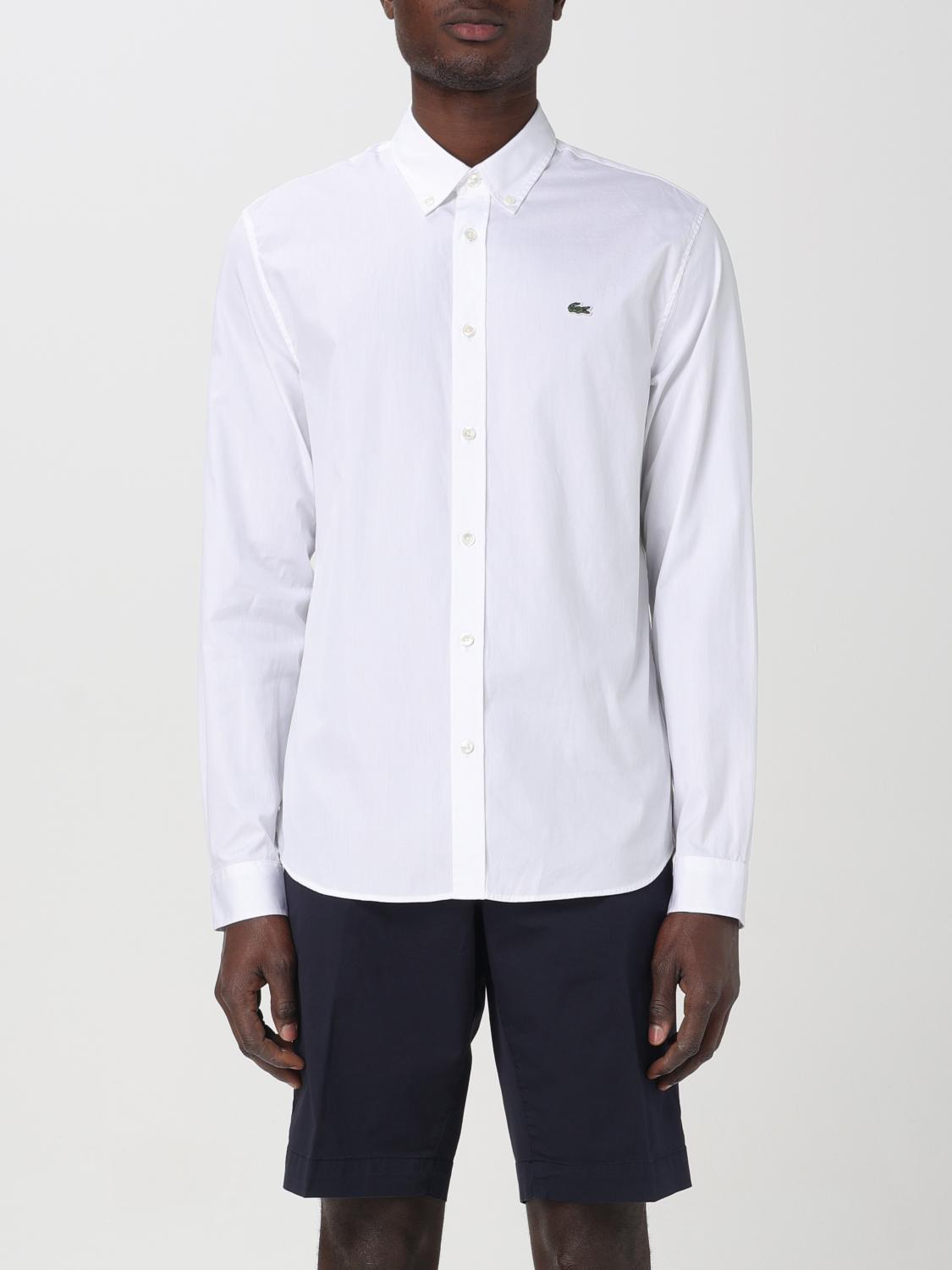 LACOSTE CAMISA: Camisa hombre Lacoste, Blanco - Img 1