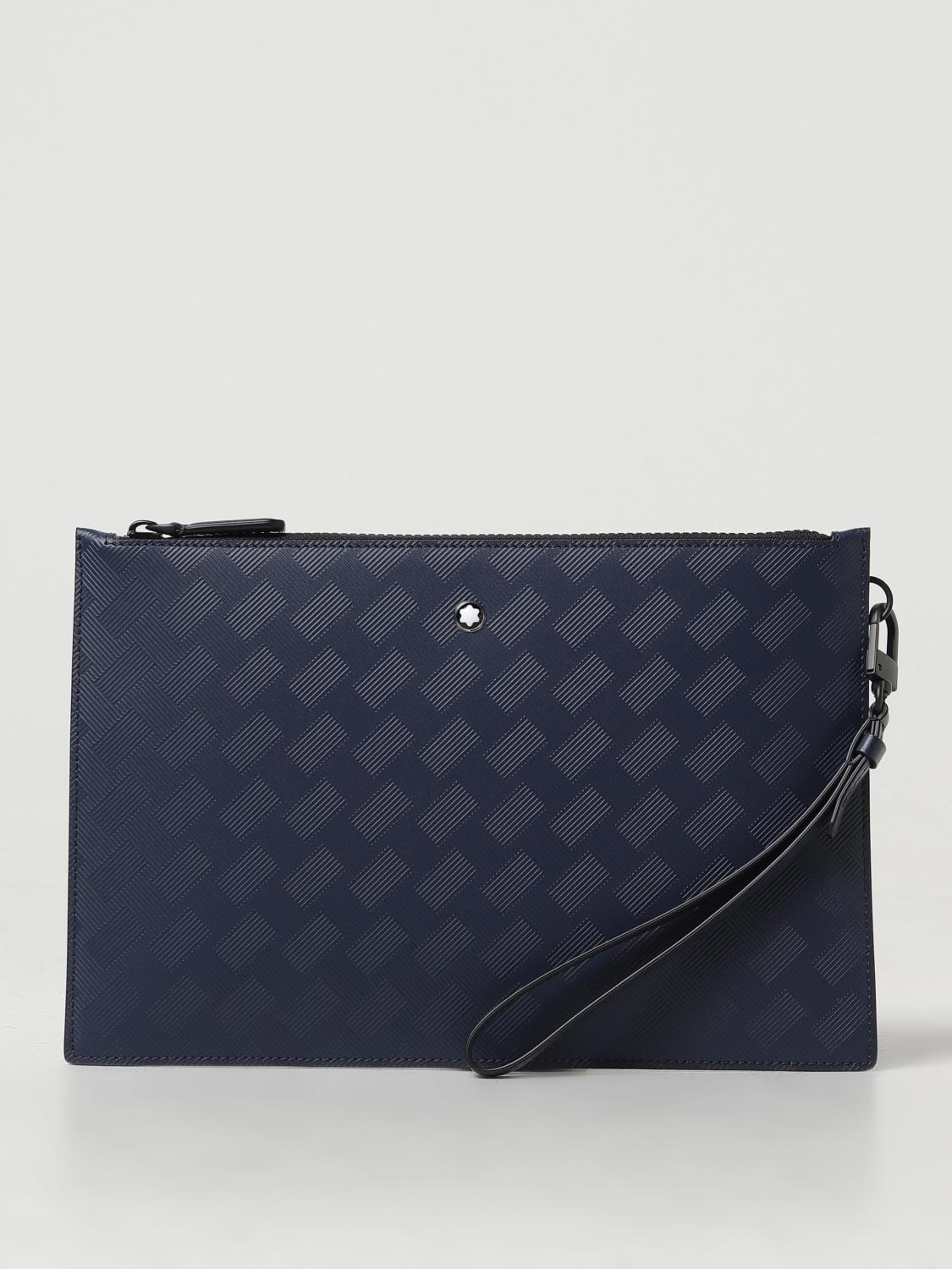 メタボン様 Montblanc Pocket square men - Blue | 198059 | GIGLIO.COM