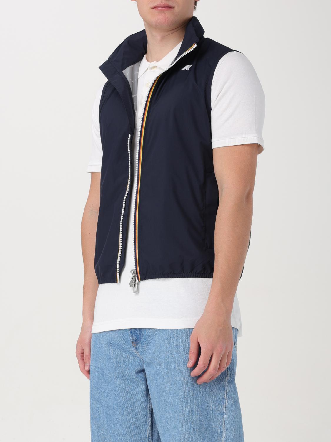 K-WAY SUIT VEST: Suit vest men K-way, Blue - Img 3
