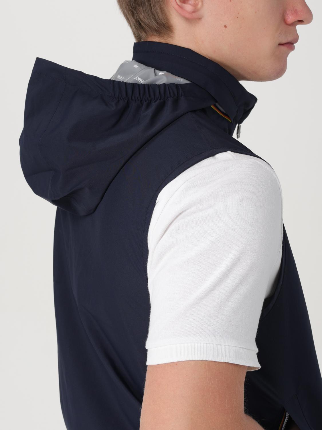 K-WAY SUIT VEST: Suit vest men K-way, Blue - Img 4