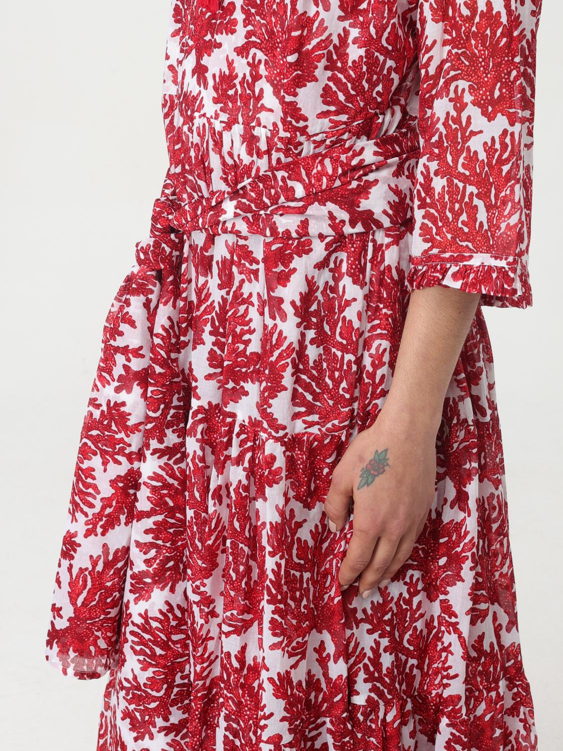 Samantha Sung Dress woman - White | EDENDRESSCREWNECK | GIGLIO.COM