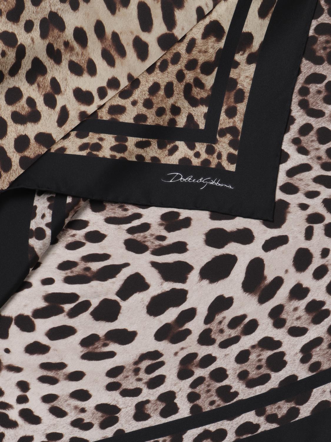 DOLCE & GABBANA FOULARD: Foulard animalier Dolce & Gabbana, Fantasia - Img 3