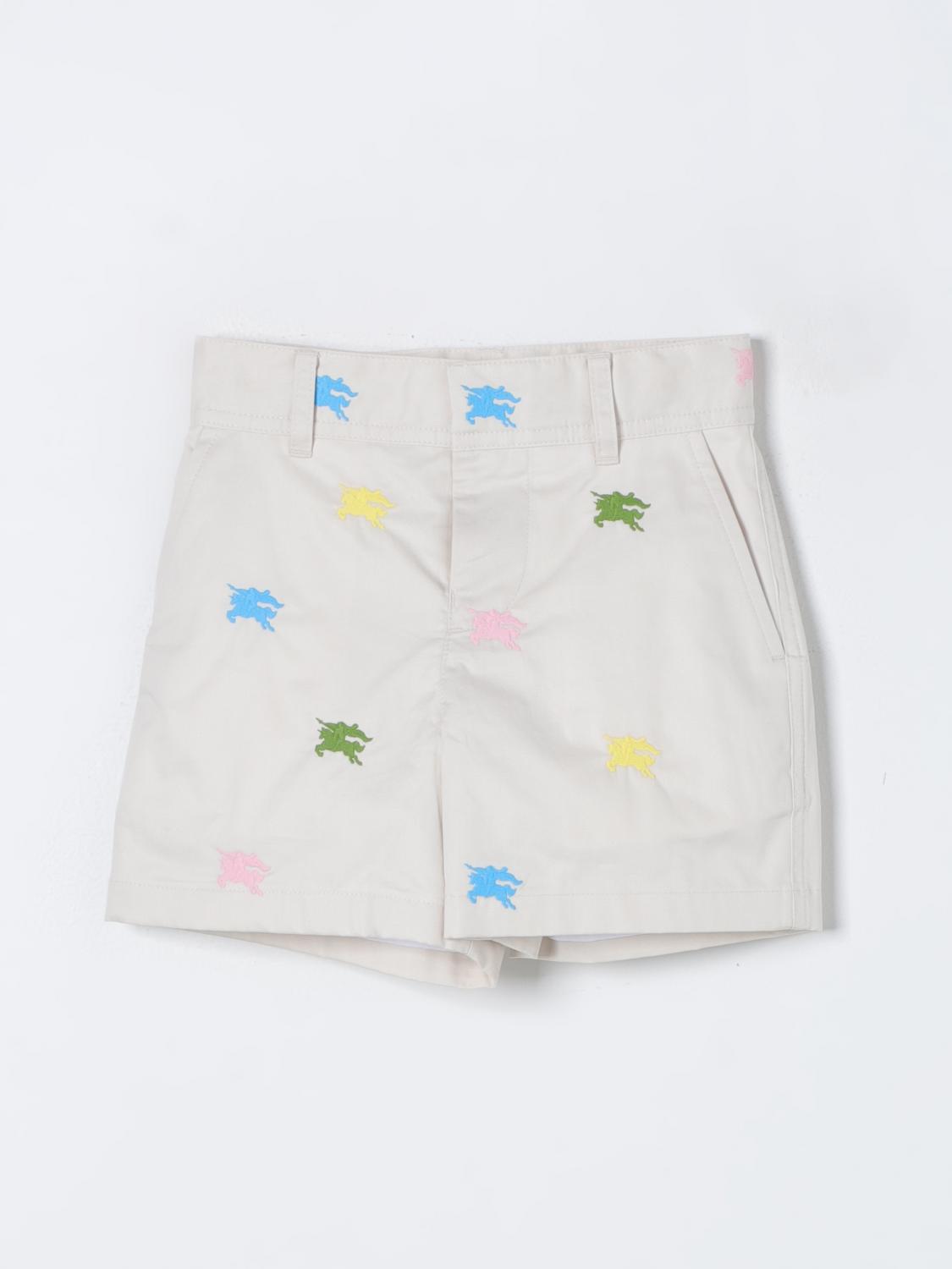 BURBERRY: Pants kids Kids Beige Burberry shorts 8080434 online
