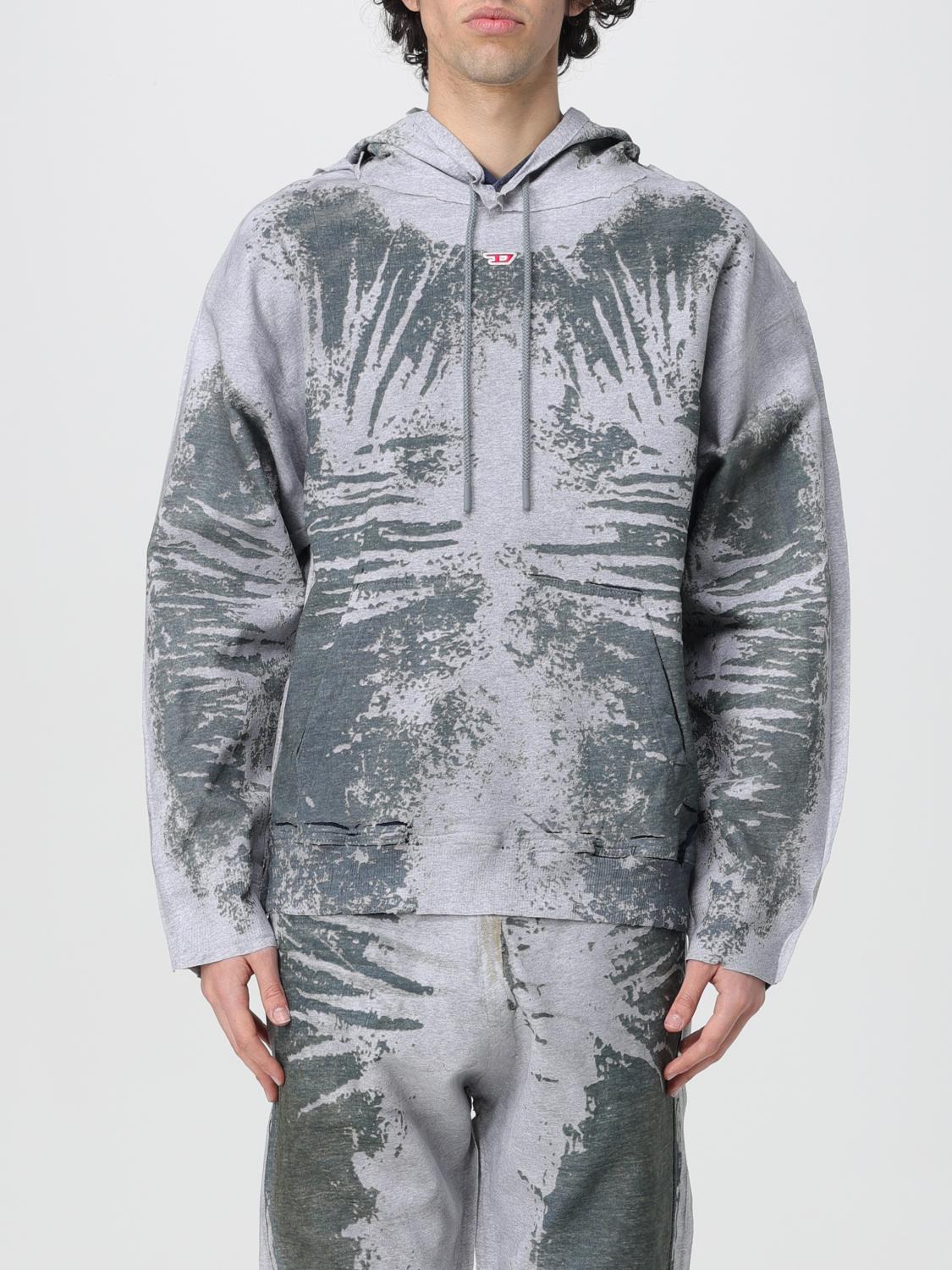 DIESEL グレー スウェットシャツ Diesel S-Boxt-Raw-V1 スウェット 