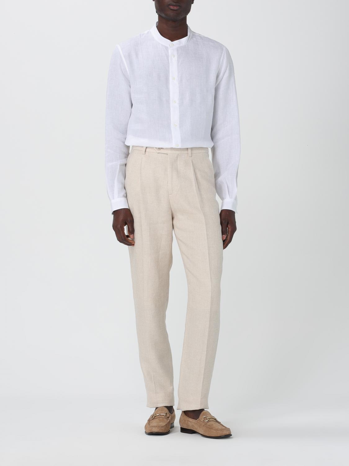 Brunello Cucinelli シャツ メンズ - ホワイト | MQ6590625 | GIGLIO.COM