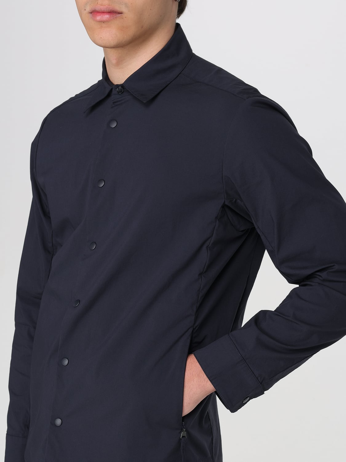 ASPESI SHIRT: Shirt men Aspesi, Blue - Img 4