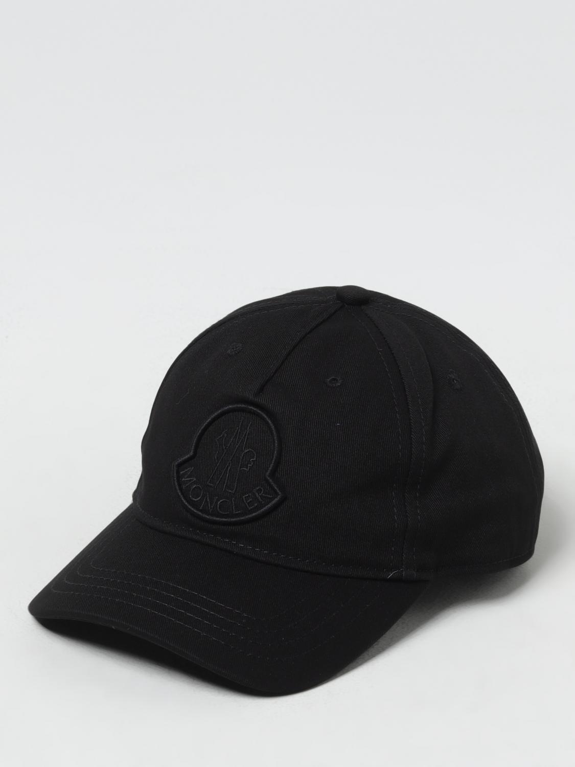 MONCLER HAT: Hat kids Moncler, Black - Img 1