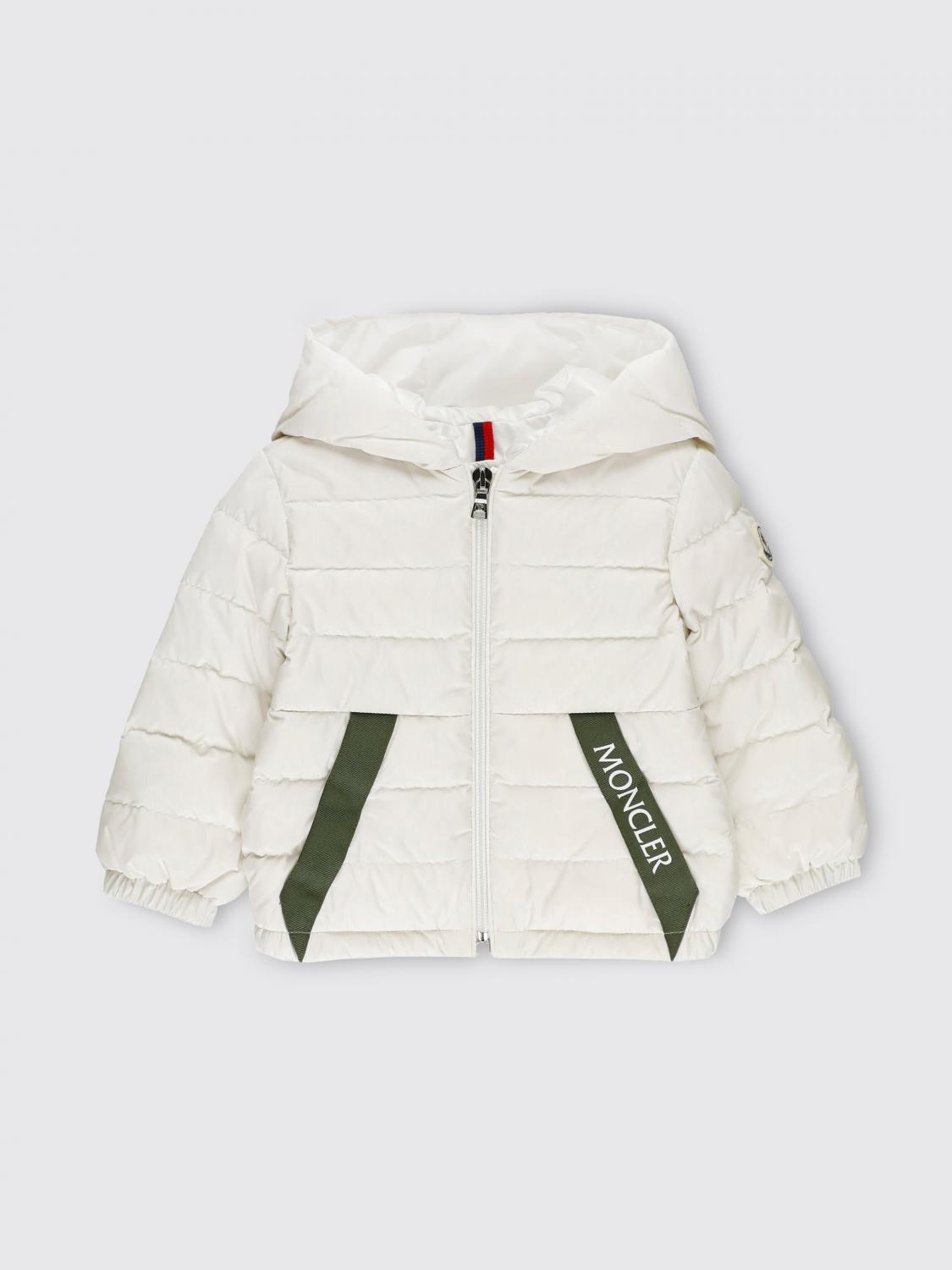 MONCLER JACKET: Moncler baby jacket, White - Img 1