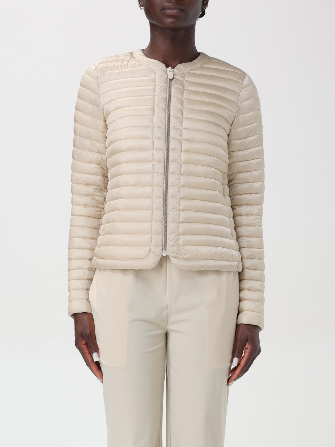 Save The Duck Outlet: Jacket woman - Beige | Save The Duck