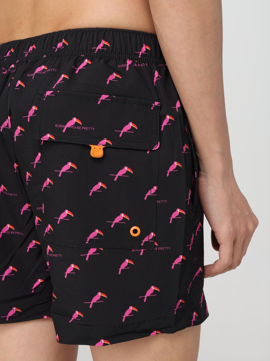 SAVE THE DUCK BADEMODE: Bademode herren Save The Duck, Pink - Img 3