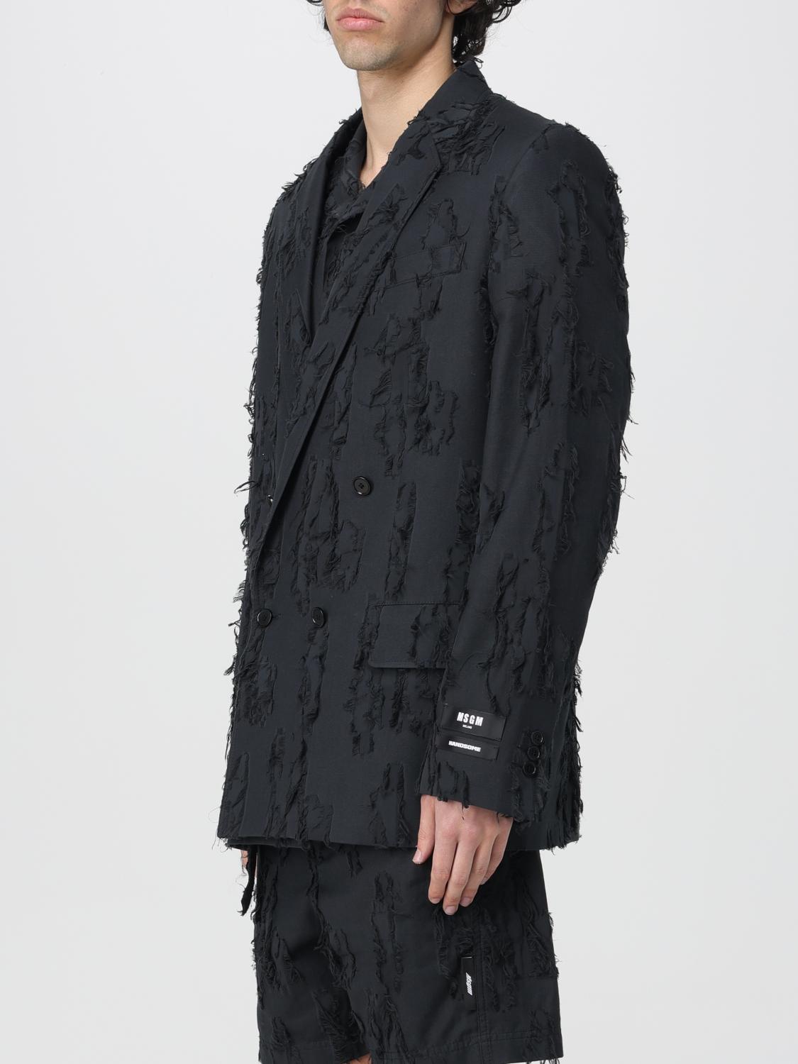 MSGM BLAZER: Blazer men MSGM, Black - Img 4