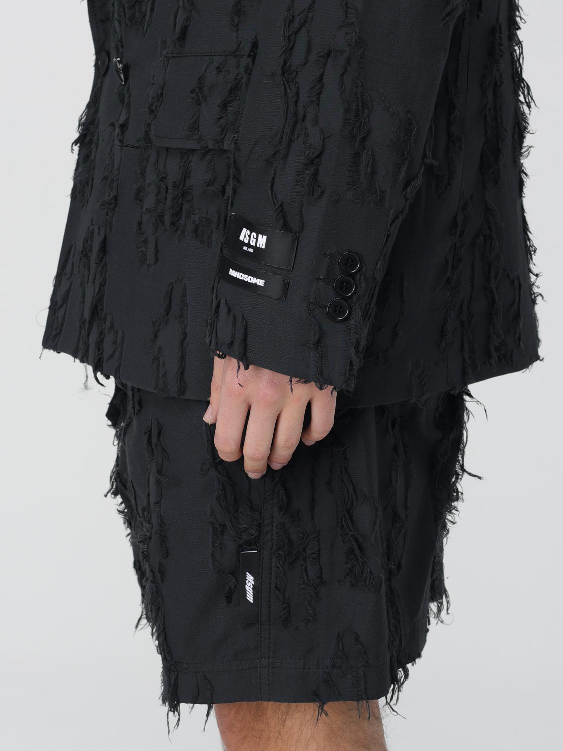 MSGM BLAZER: Blazer men MSGM, Black - Img 5