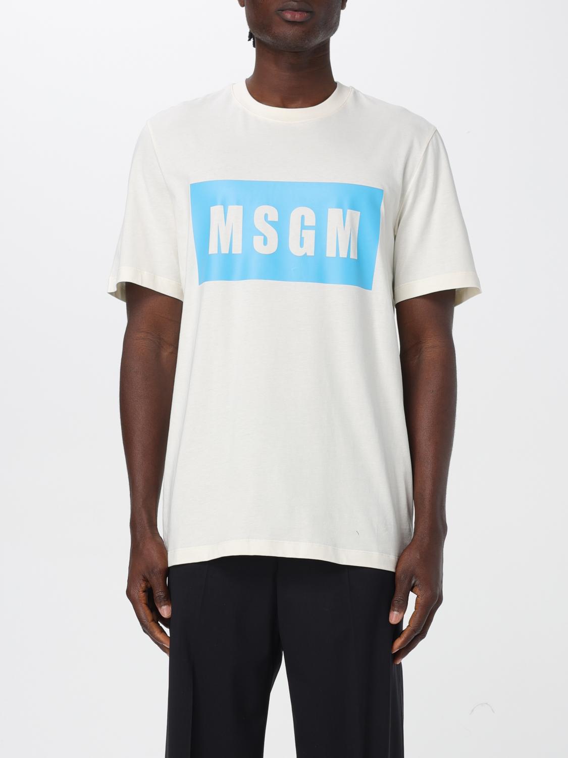 MSGM CAMISETA: Camiseta hombre MSGM, Blanco - Img 1