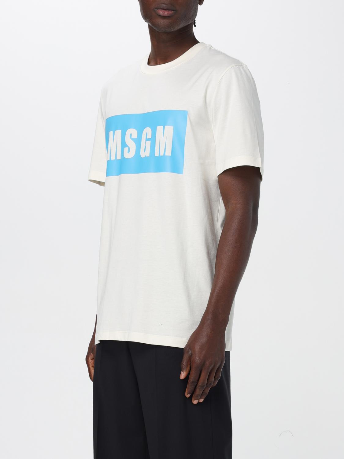 MSGM CAMISETA: Camiseta hombre MSGM, Blanco - Img 4